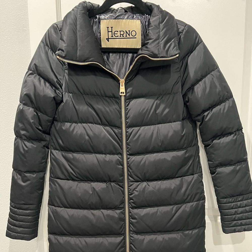 Herno Polar Tech Black Down Puffer
